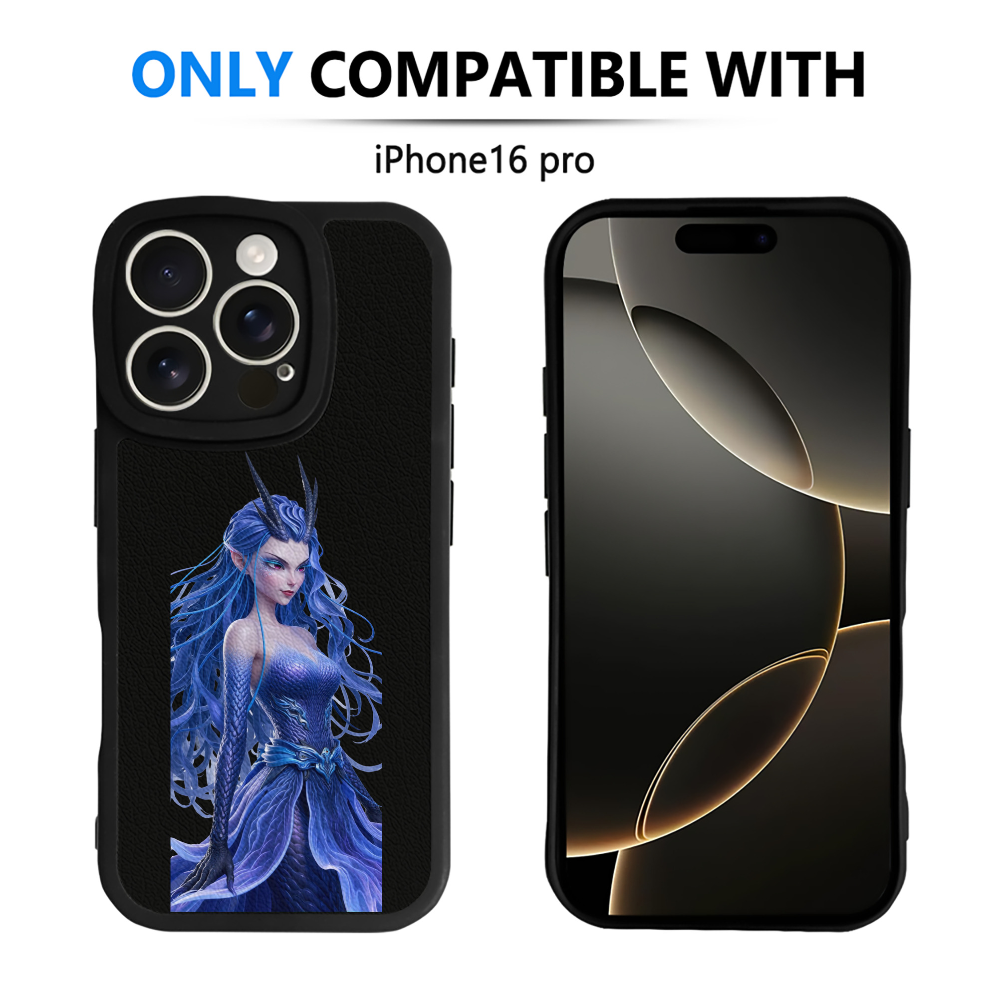 （画像用） Ne Zha 2 ナタ 魔童の大暴れ 【iPhone 16シリーズ対応】シリコンスマホケース（レザー調） 材質：シリコン